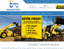 Tablet Screenshot of istanbultraktor.com